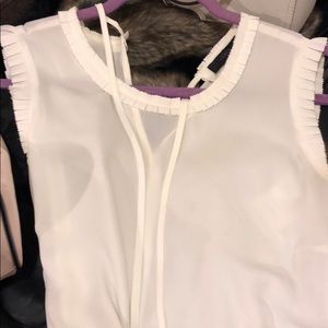 Jcrew white top formal